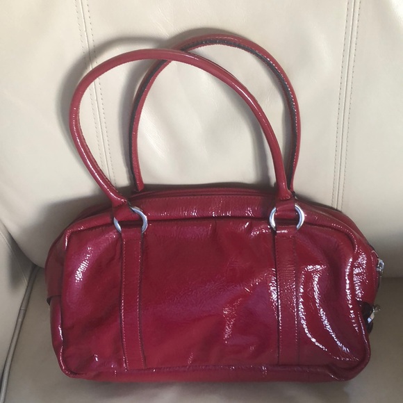 Red leather purse - Picture 3 of 4